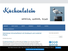 Tablet Screenshot of kuechenlatein.com